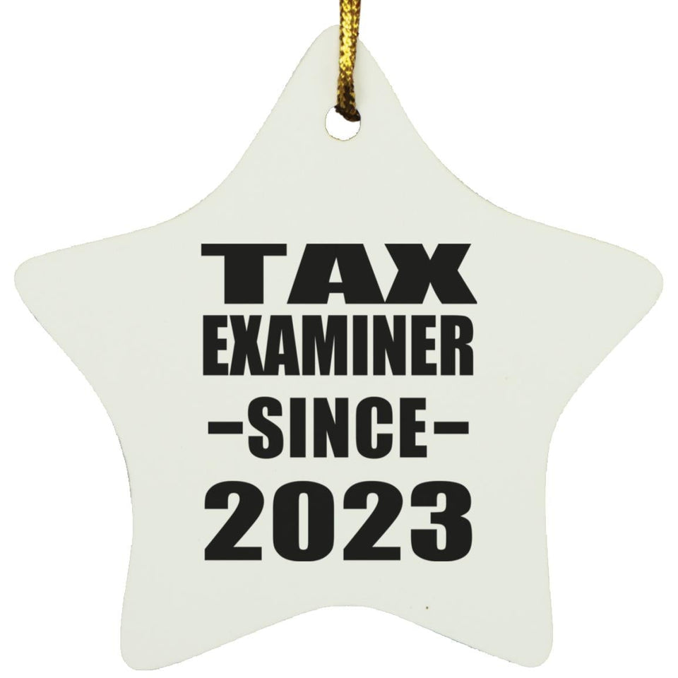 Tax Examiner Since 2023 - Star Ornament