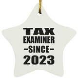 Tax Examiner Since 2023 - Star Ornament
