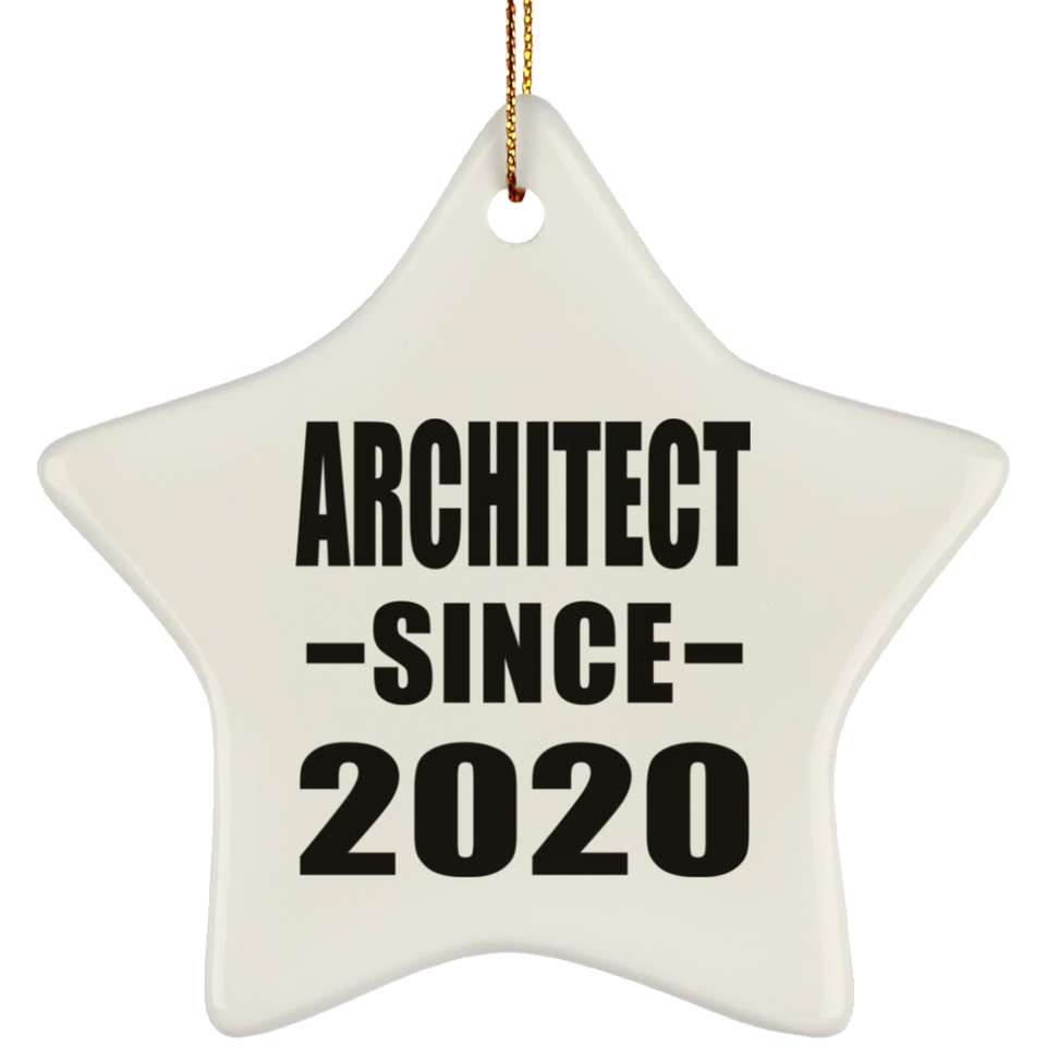 Architect Since 2020 - Star Ornament
