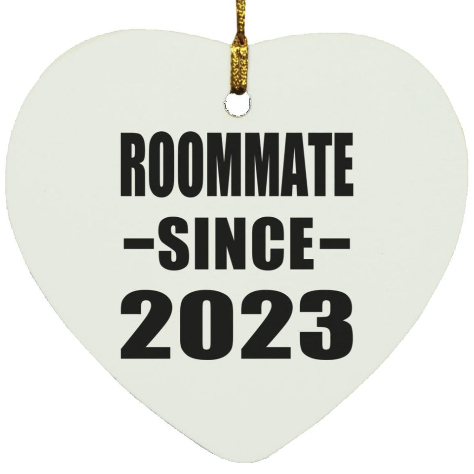 Roommate Since 2023 - Heart Ornament