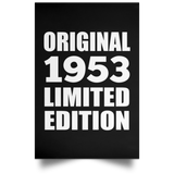 71st Birthday Original 1953 Limited Edition - Poster Portrait