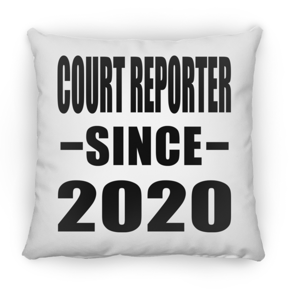 Court Reporter Since 2020 - Throw Pillow