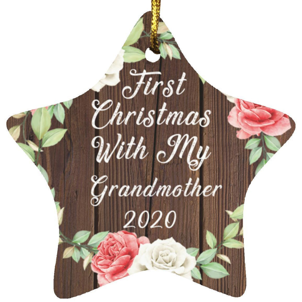 First Christmas With My Grandmother 2020 - Star Ornament A