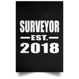 Surveyor Established EST. 2018 - Poster Portrait