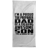 Proud Tax Preparer Dad Of Awesome Son - Hand Towel