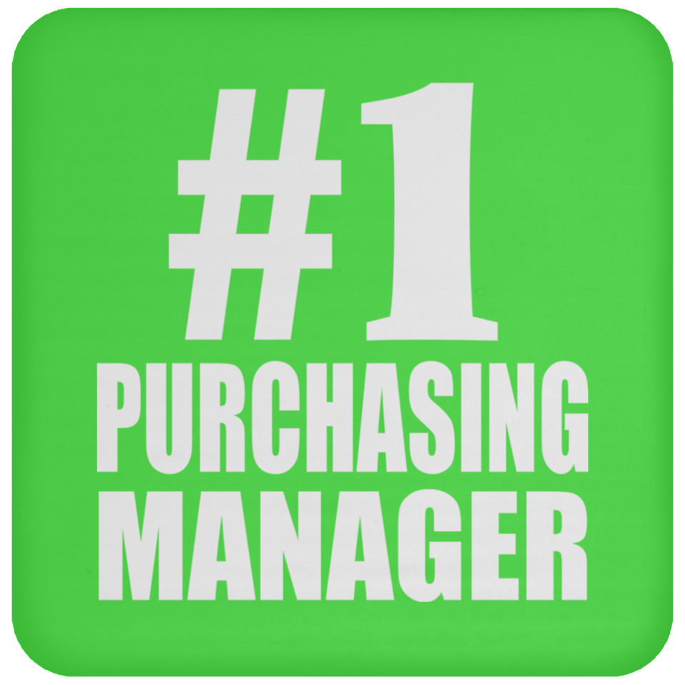 Number One #1 Purchasing Manager - Drink Coaster