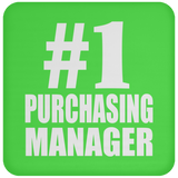 Number One #1 Purchasing Manager - Drink Coaster