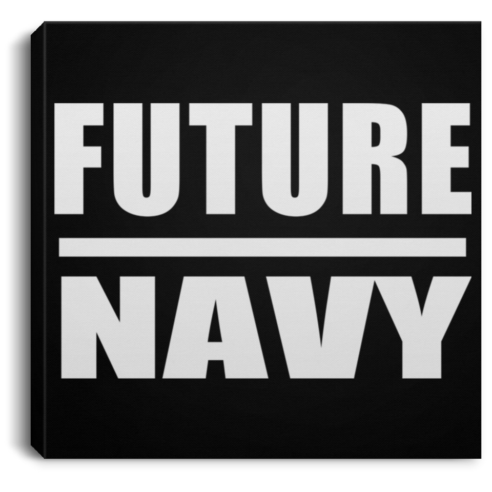 Future Navy - Canvas Square