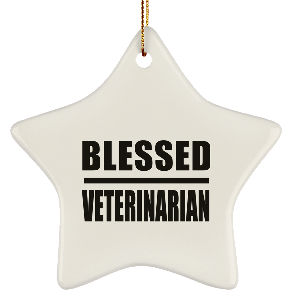 Blessed Veterinarian - Star Ornament