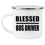 Blessed Bus Driver - 12oz Camping Mug