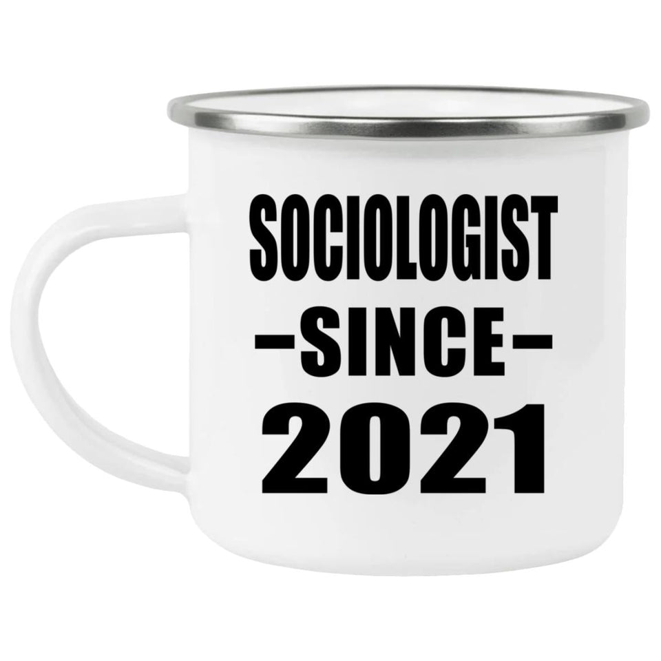Sociologist Since 2021 - 12oz Camping Mug
