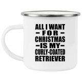 All I Want For Christmas Is My Curly-Coated Retriever - 12oz Camping Mug
