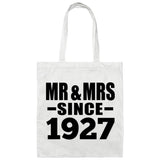 97th Anniversary Mr & Mrs Since 1927 - Tote Bag White