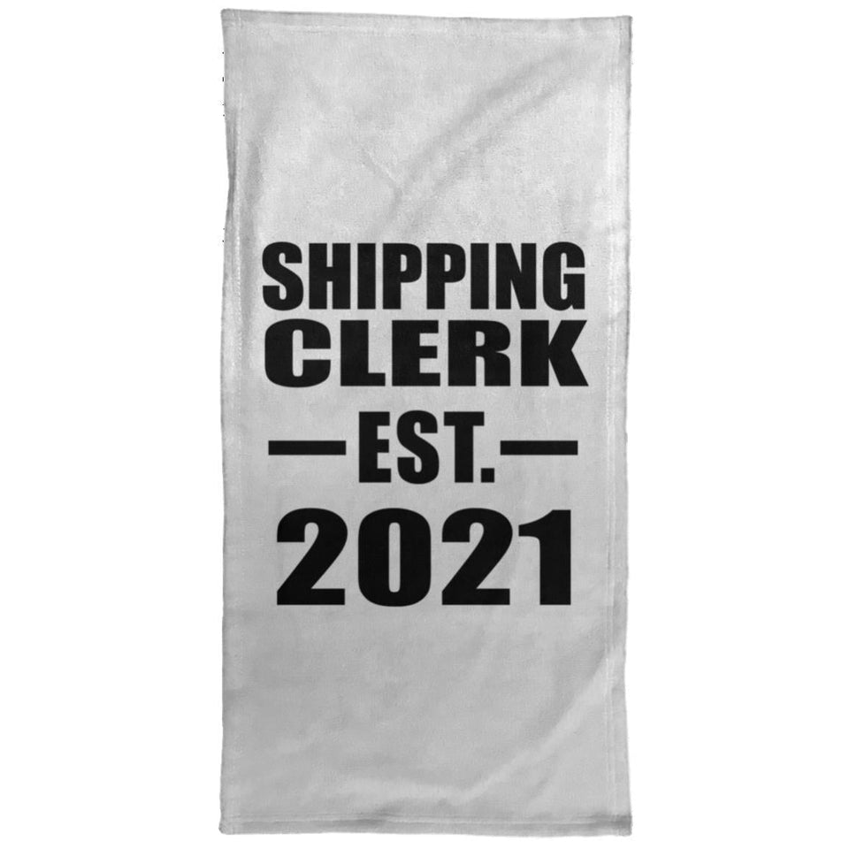 Shipping Clerk Established EST. 2021 - Hand Towel
