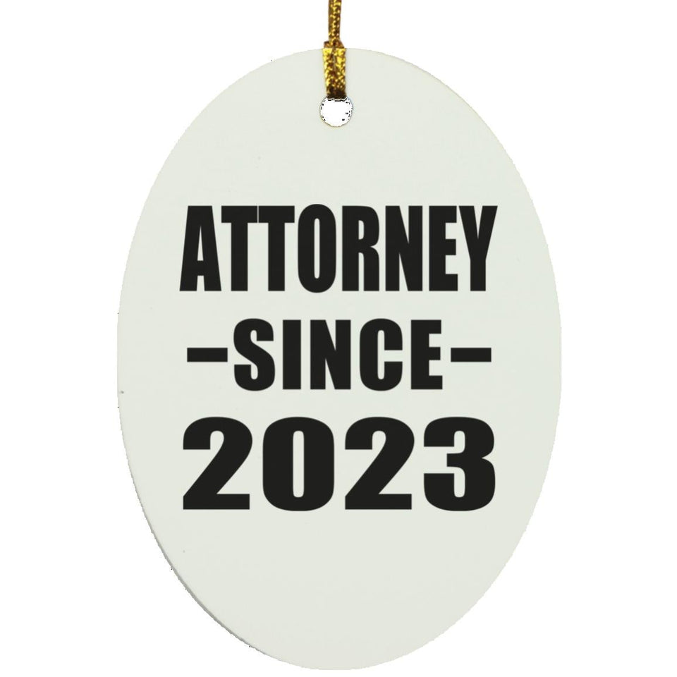 Attorney Since 2023 - Oval Ornament