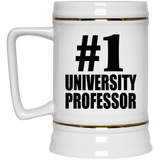 Number One #1 University Professor - Beer Stein