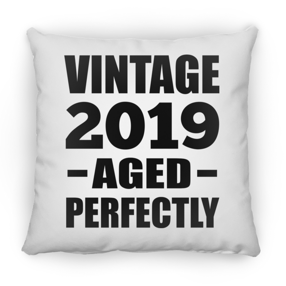 5th Birthday Vintage 2019 Aged Perfectly - Throw Pillow