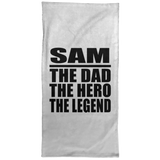 Sam The Dad The Hero The Legend - Hand Towel