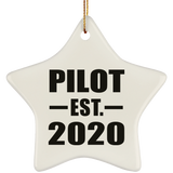 Pilot Established EST. 2020 - Star Ornament