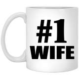 Number One #1 Wife - 11 Oz Coffee Mug