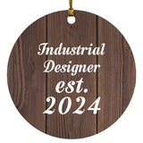 Industrial Designer Established Est. 2024 - Circle Ornament D