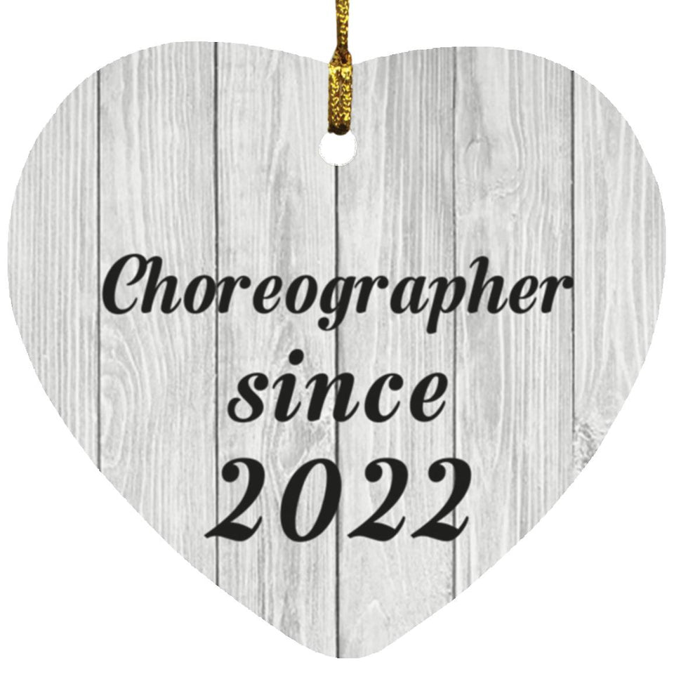 Choreographer Since 2022 - Heart Ornament F