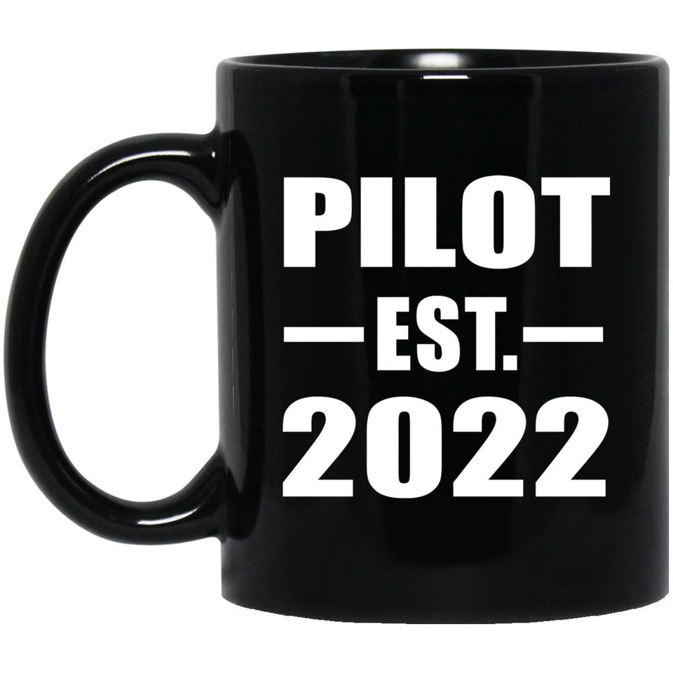 Pilot Established EST. 2022 - 11oz Coffee Mug Black