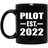 Pilot Established EST. 2022 - 11oz Coffee Mug Black