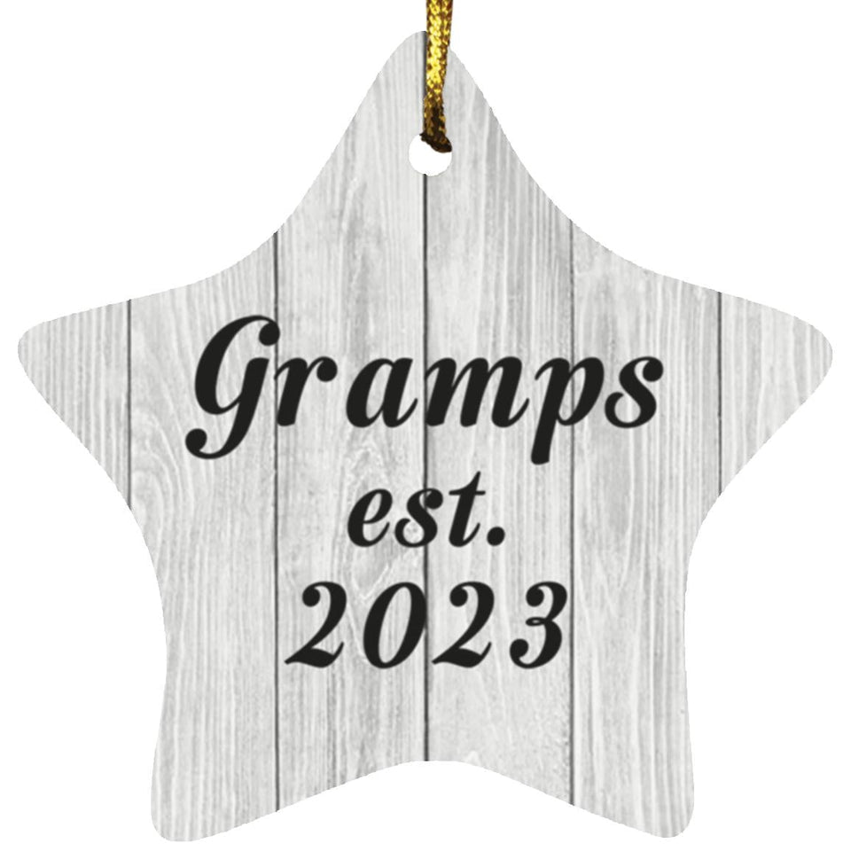 Gramps Established Est. 2023 - Star Ornament F
