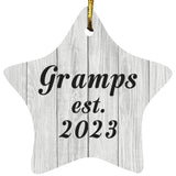 Gramps Established Est. 2023 - Star Ornament F