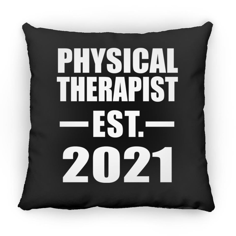 Physical Therapist Established EST. 2021 - Throw Pillow Black