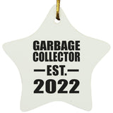 Garbage Collector Established EST. 2022 - Star Ornament