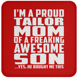 Proud Tailor Mom Of Awesome Son - Drink Coaster