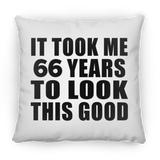 66th Birthday Took Me 66 Years To Look This Good - Throw Pillow