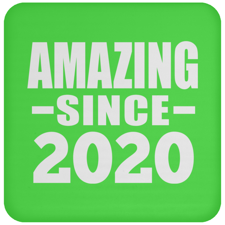 4th Birthday Amazing Since 2020 - Drink Coaster