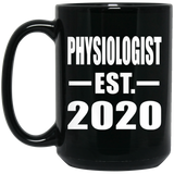 Physiologist Established EST. 2020 - 15oz Coffee Mug Black