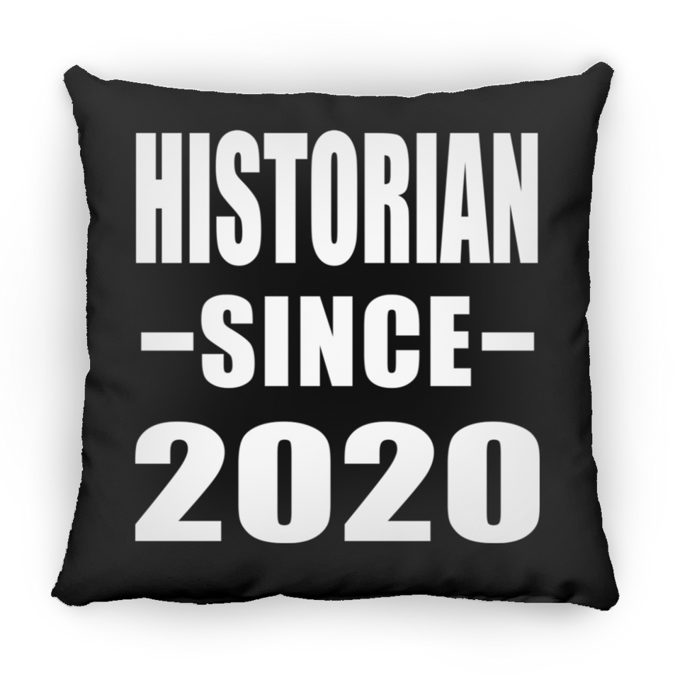 Historian Since 2020 - Throw Pillow Black