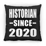 Historian Since 2020 - Throw Pillow Black