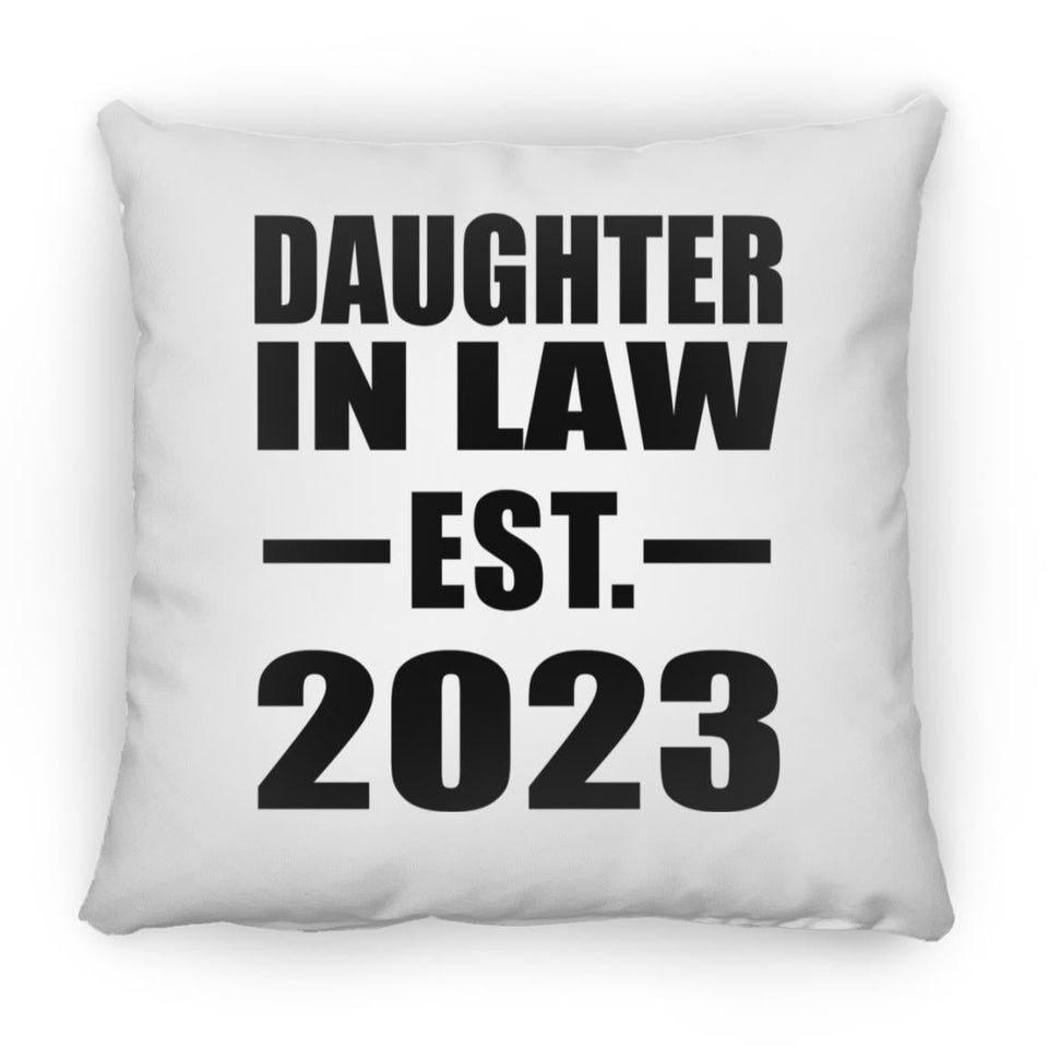 Daughter In Law Established EST. 2023 - Throw Pillow