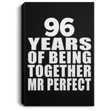 96th Anniversary 96 Years Of Being Mr Perfect - Canvas Portrait