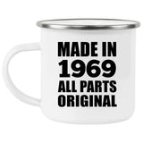 55th Birthday Made in 1969 All Parts Original - 12oz Camping Mug