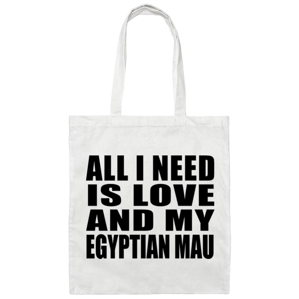 All I Need Is Love And My Egyptian Mau - Tote Bag White