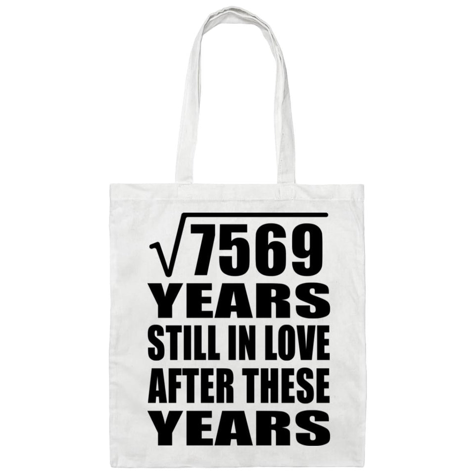 87th Anniversary Square Root of 7569 Years Still In Love - Tote Bag White