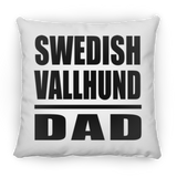 Swedish Vallhund Dad - Throw Pillow