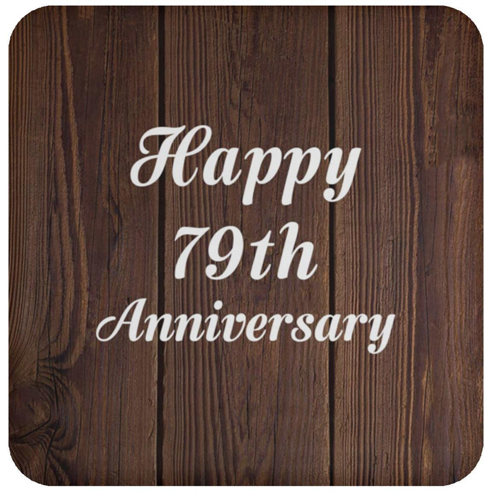 Happy 79th Anniversary - Drink Coaster D
