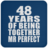 48th Anniversary 48 Years Of Being Mr Perfect - Drink Coaster