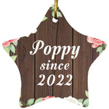 Poppy Since 2022 - Star Ornament A