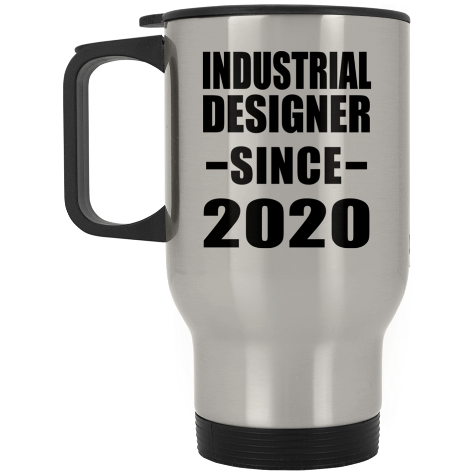 Industrial Designer Since 2020 - Silver Travel Mug