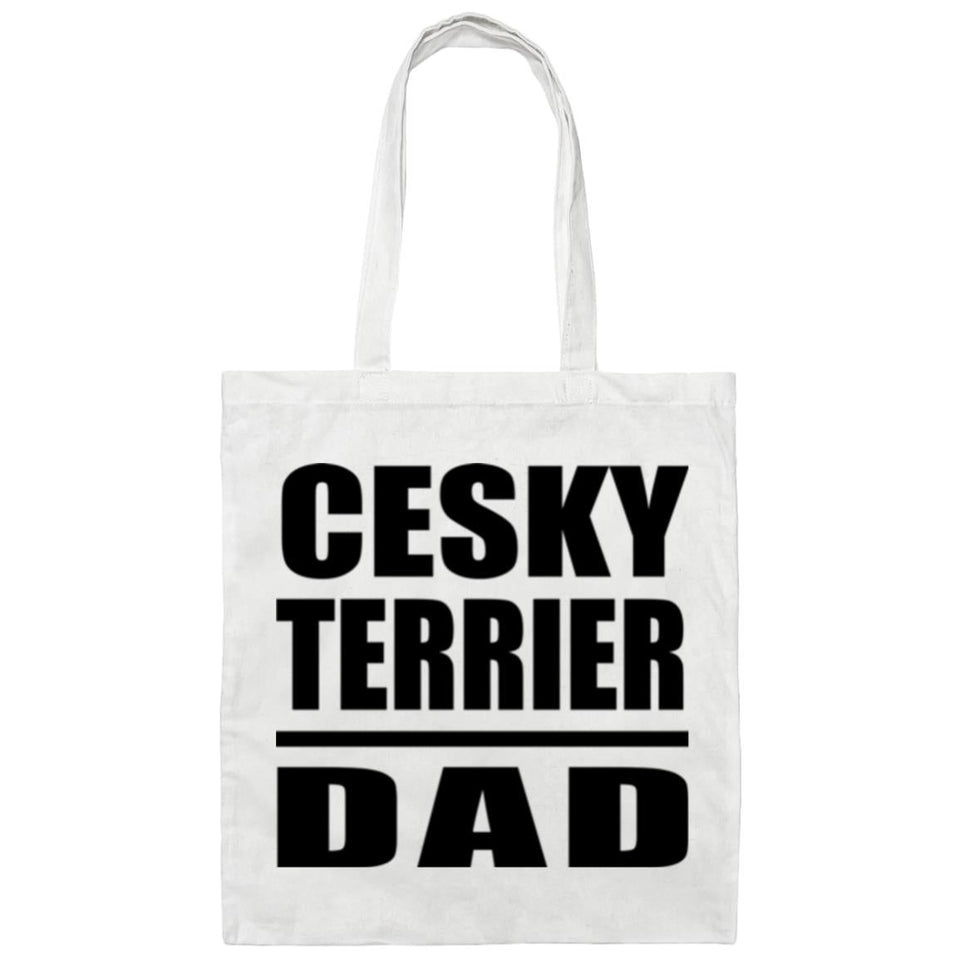 Cesky Terrier Dad - Tote Bag White