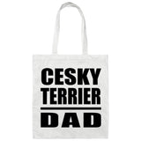 Cesky Terrier Dad - Tote Bag White